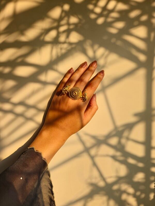 Elephant Gold Ring