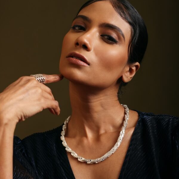 Silver-Tone Rope Chain